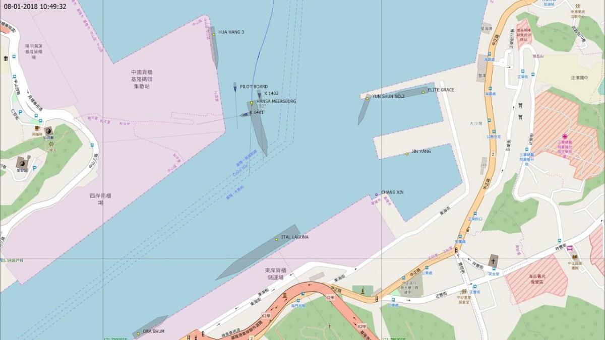keelung liman haritası 