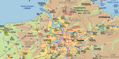 Taipei şehir haritası