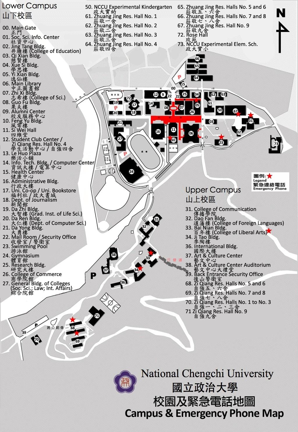 nccu haritası 