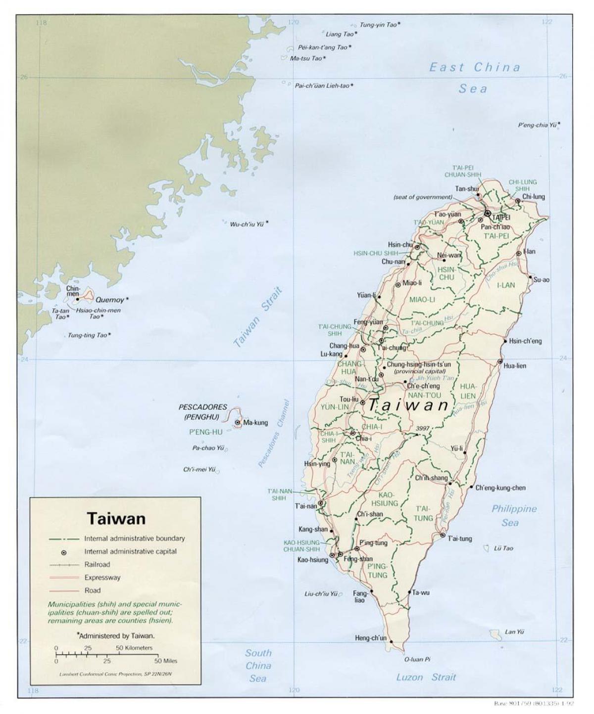 ortak girişim Tayvan haritası 
