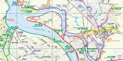 Taipei bisiklet yolu haritası 