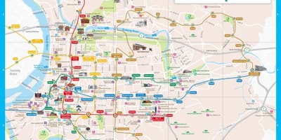 Taipei turistik haritası