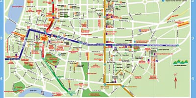 Taipei city turizm haritası 