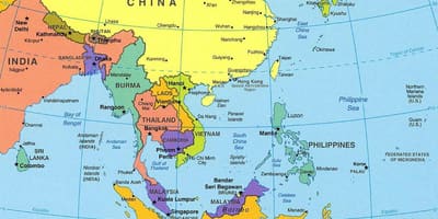 Dünya haritası üzerinde Taipei konumu 