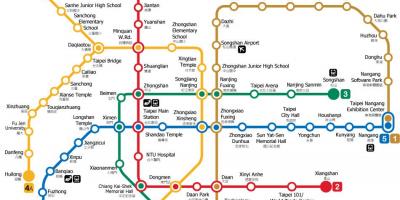 Taipei metro İstasyonu haritası