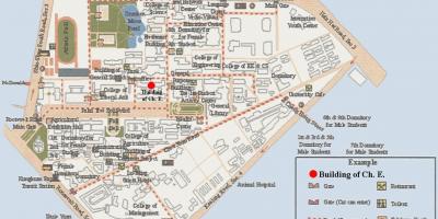 Ulusal Tayvan Üniversitesi kampüs haritası